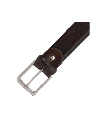 Brown leather belt