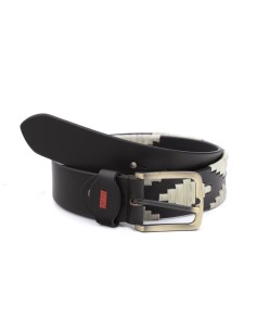 Ceinture de peau marron B-ARGIL-HIELO 2