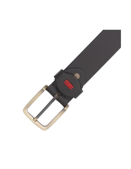 Ceinture de peau marron B-ARGIL-HIELO