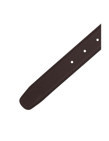 Brown leather belt