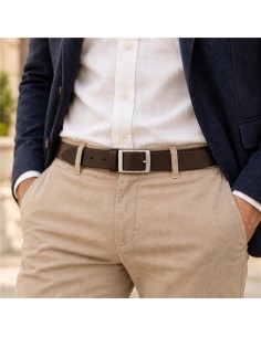 Ceinture de peau marron B-CORANA-BROWN