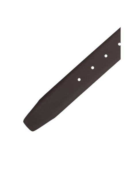 Brown leather belt