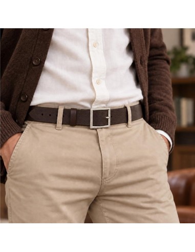 Ceinture de peau marron B-CORLAN-BROWN
