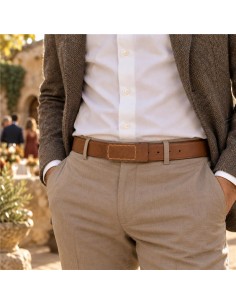 Ceinture de peau cuir B-HEFO-CUERO