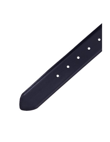 Black leather belt
