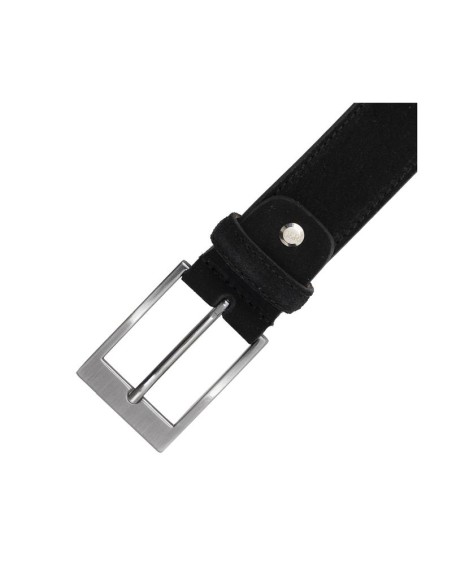 Black suede belt