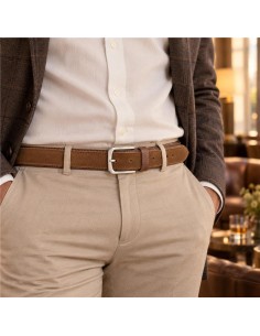 Light Brown suede belt