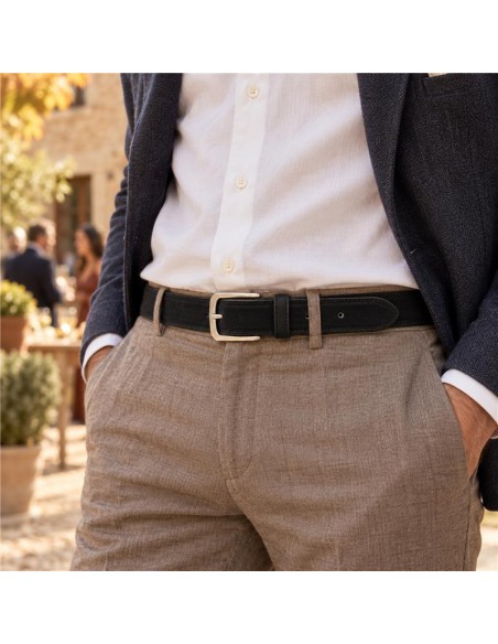 Ceinture suède le noir B-SEPES-NEGRO