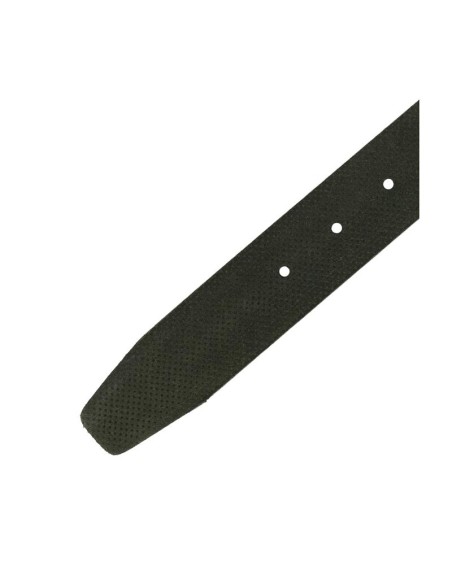Green suede belt