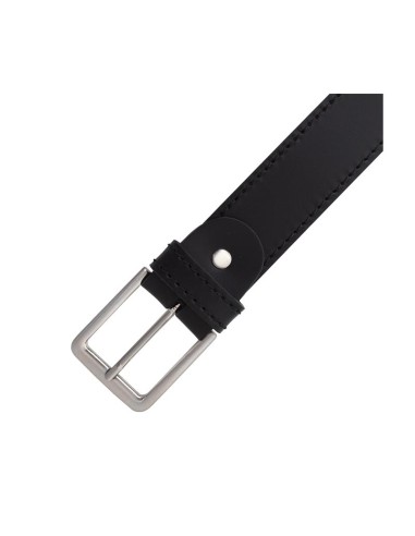 Black leather belt