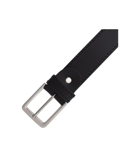 Black leather belt