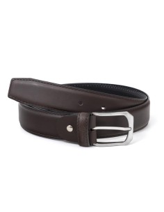 Brown leather belt