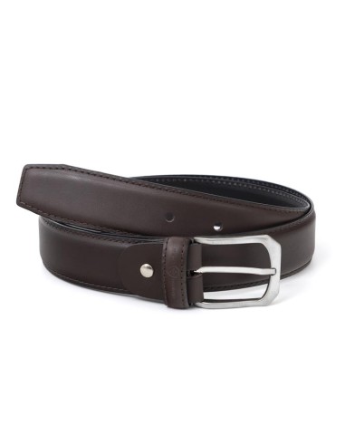 Brown leather belt
