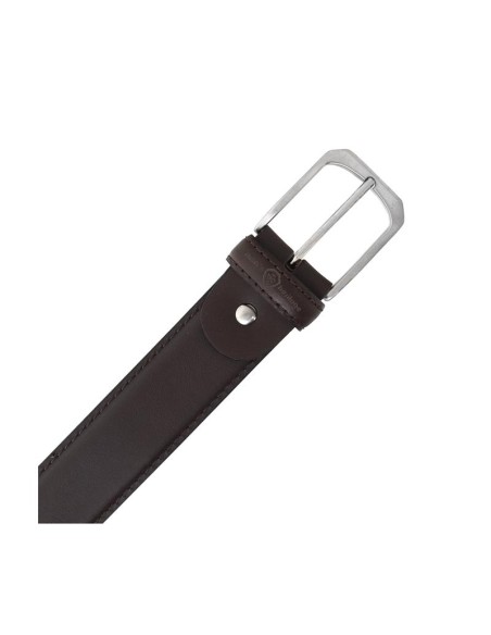 Brown leather belt