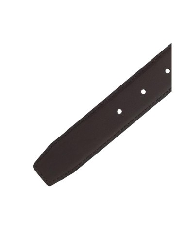 Brown leather belt