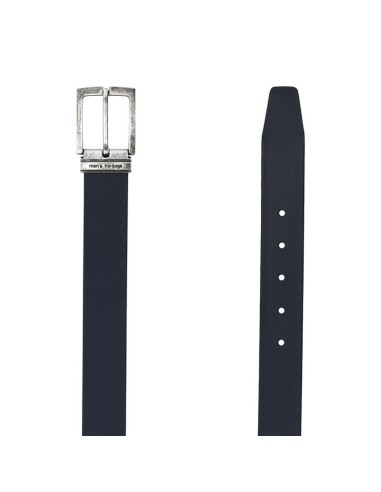 Ceinture de peau bleu B-VENAT-MARINO