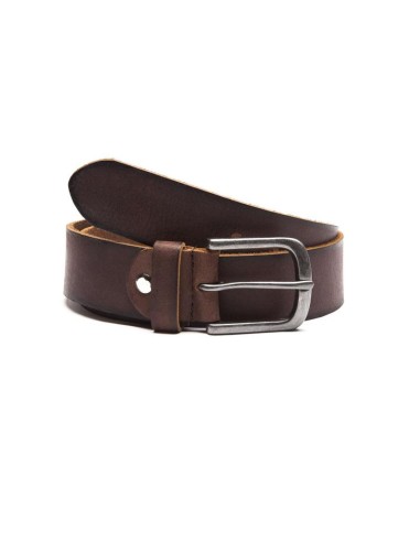 Brown leather belt