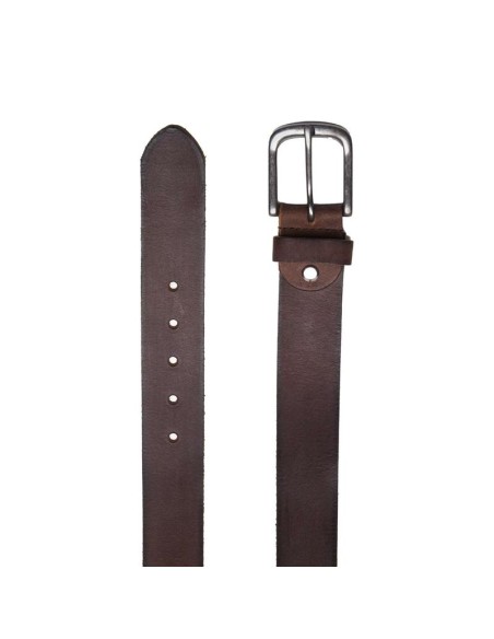 Brown leather belt