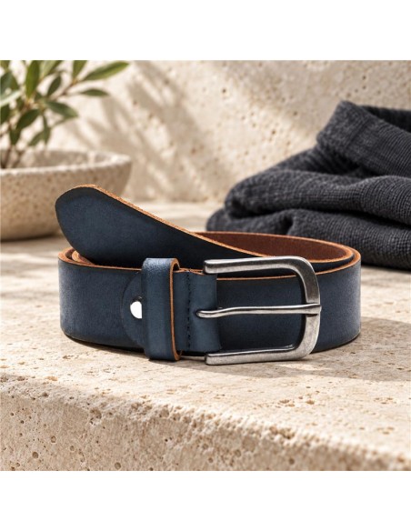 Ceinture de peau le noir B-VIKRET-NEGRO