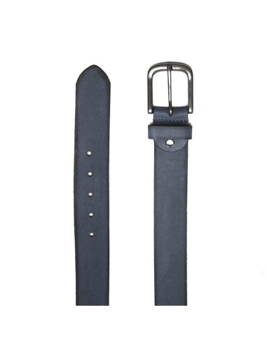 Black leather belt