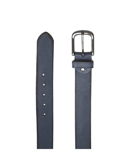 Black leather belt