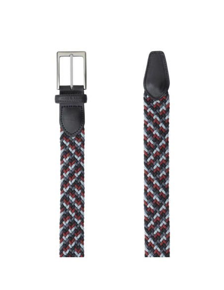 Black leather belt