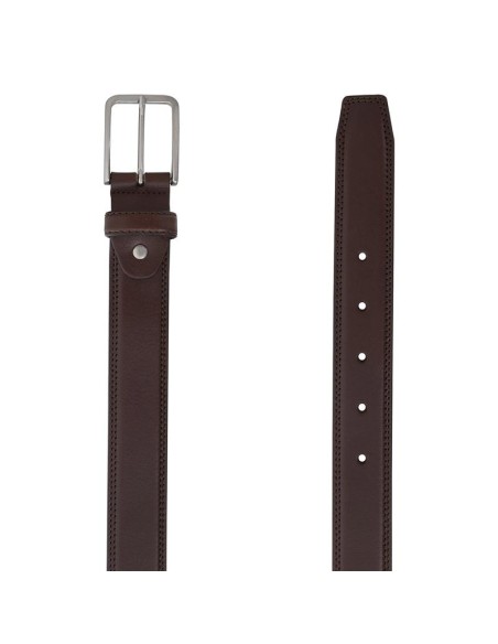 Ceinture de peau marron B-VOMER-MARRON