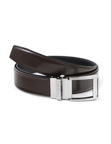 Brown leather belt