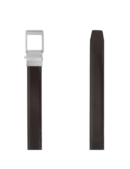 Brown leather belt