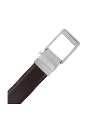 Brown leather belt