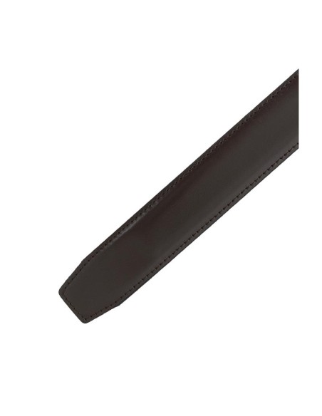 Brown leather belt