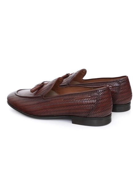 Mocassin de peau marron BARLON-BROWN
