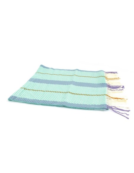 Green Striped scarf