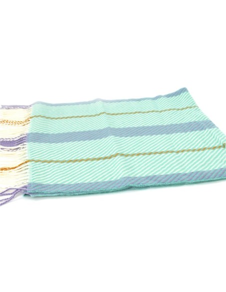 Green Striped scarf