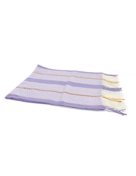 Foulard rayé blanc BUF-MADELINE-WHITE