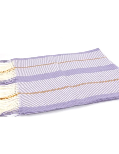 White Striped scarf
