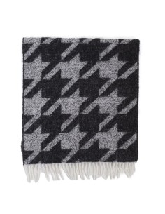 Bufanda para hombre estampada suaves al tacto color negro 2