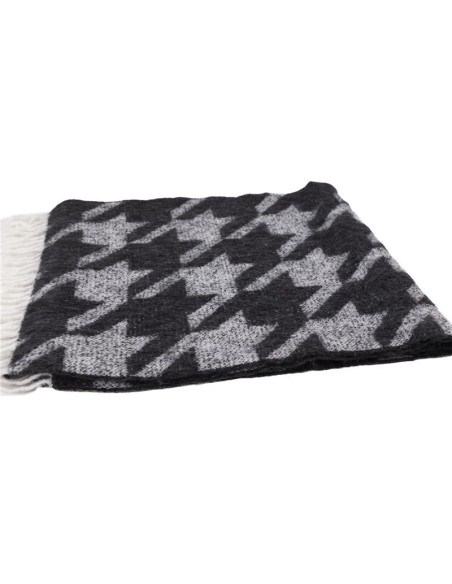 Bufanda para hombre estampada suaves al tacto color negro