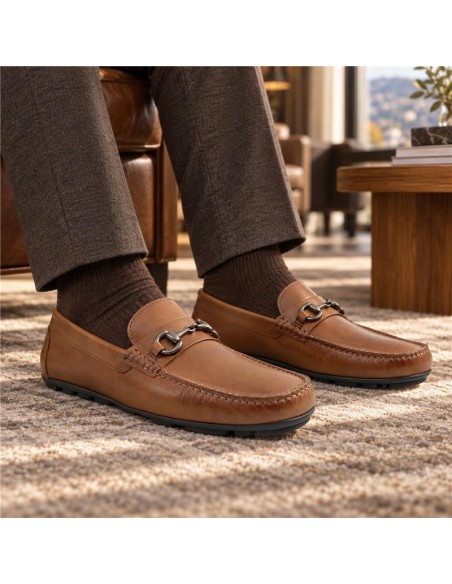 Mocassin de peau cuir BULAN-CUERO