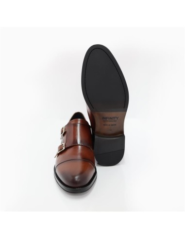 chaussure avec boucle de peau cuir CONADO-CUERO