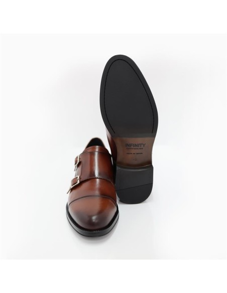 chaussure avec boucle de peau cuir CONADO-CUERO