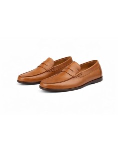 Light Brown leather moccasin 2