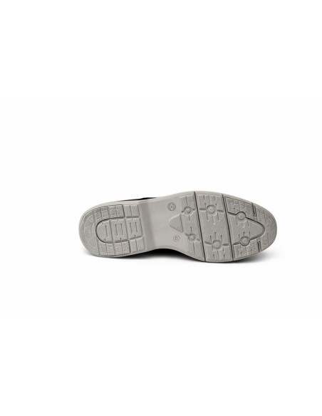 Derby de piel patrón grabado color azul
