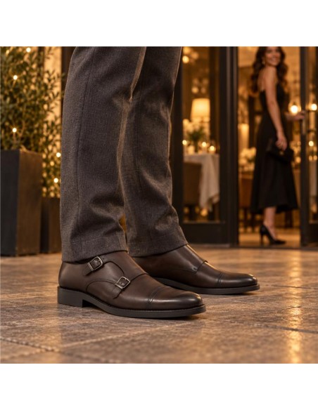 Light Brown leather monkstrap