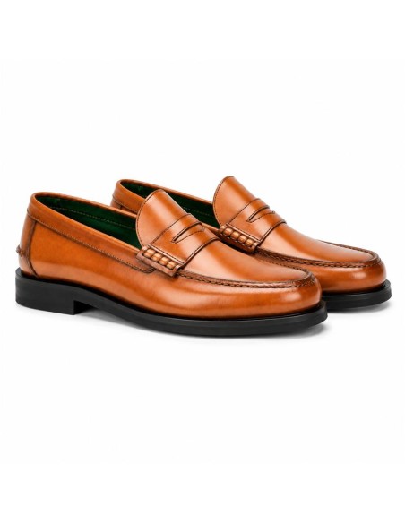 Light Brown leather moccasin