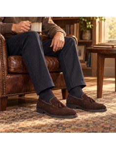 Mocassin de peau cuir ESTREL-CUERO