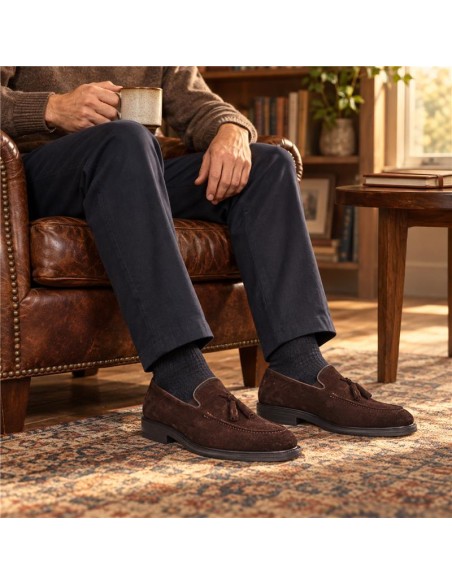 Mocassin de peau cuir ESTREL-CUERO