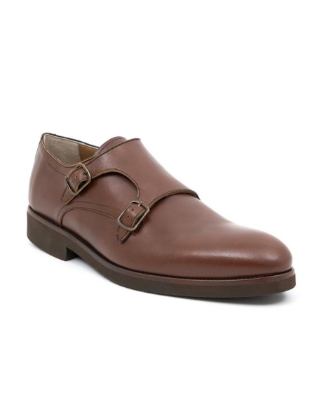 chaussure avec boucle de peau cuir FANKMEN-CUERO