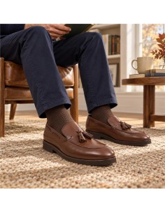 Light Brown leather moccasin