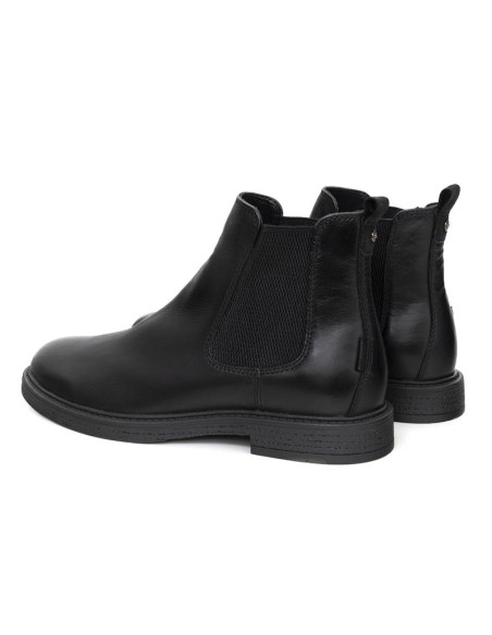 bottines chelsea de peau le noir GERA-NEGRO